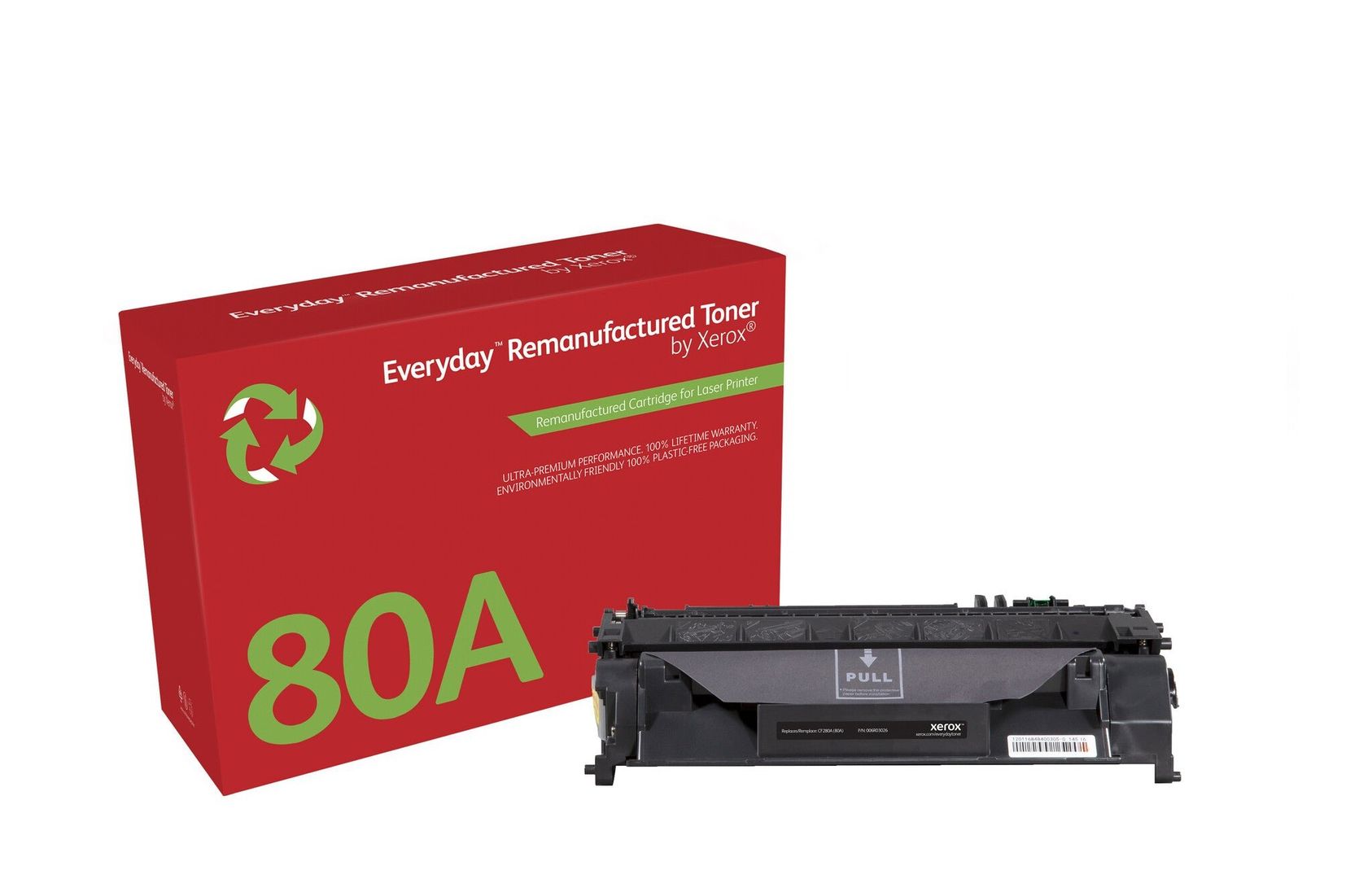 Everyday™ Mono Remanufactured Toner by Xerox compatible with HP 80A (CF280A), Standard capacity - Image 1