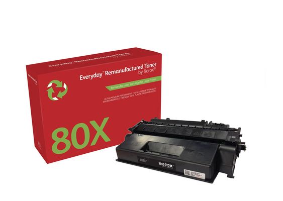 Everyday Mono Remanufactured Toner by Xerox compatible with HP 80X (CF280X) High capacity