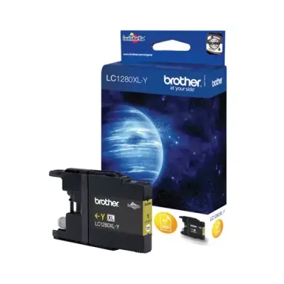 Brother LC1280XLY ink cartridge 1 pc(s) Original High (XL) Yield Yellow - Thumbnail 2