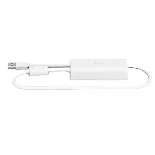 Logitech Network Cards. Connectivity technology: Wired Host interface: USB Interface: Ethernet. Product colour: White - Image 1