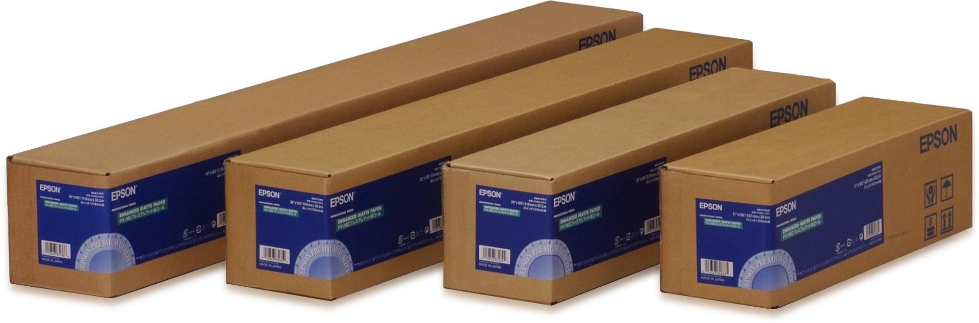Epson Enhanced Matte Paper Roll, 17" x 30,5 m, 189g/m² - Image 1