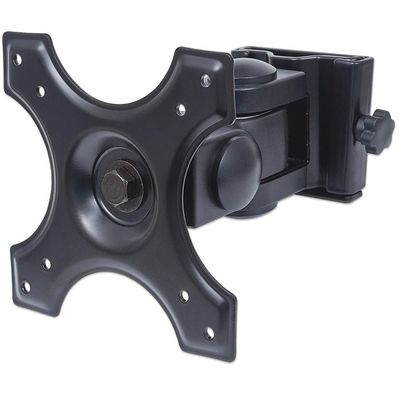 Manhattan Wall Mount for TV & Monitors (Tilt and Swivel 2 pivots) For screens 13" to 27" VESA compatibility: 75x75mm and 100x100mm - check the dimensions of the four mounting holes on back of screen to ensure it fits Max 12kg Black Bracket 12 k