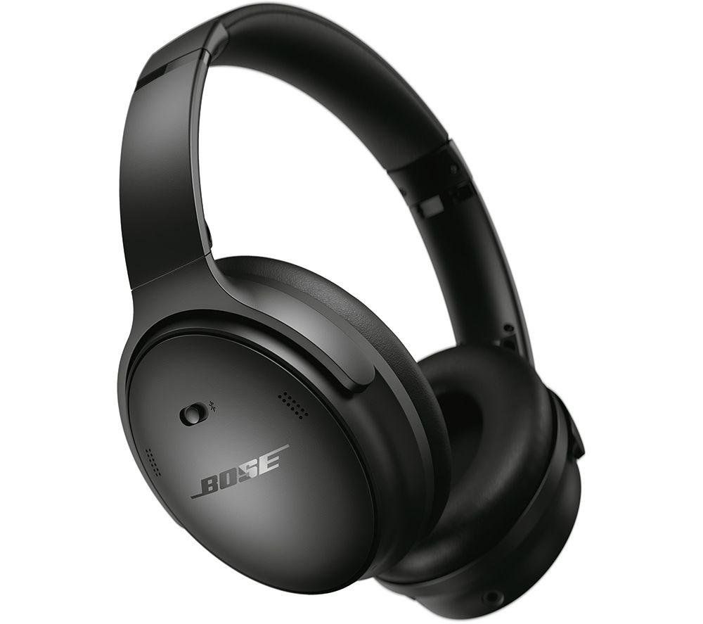 BOSE QuietComfort Wireless Bluetooth Noise-Cancelling Headphones - Black, Black - Image 1