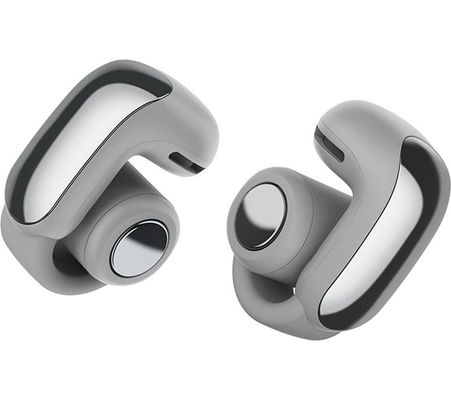 BOSE Ultra Open Wireless Bluetooth Earbuds - Moonlight Grey, Silver/Grey