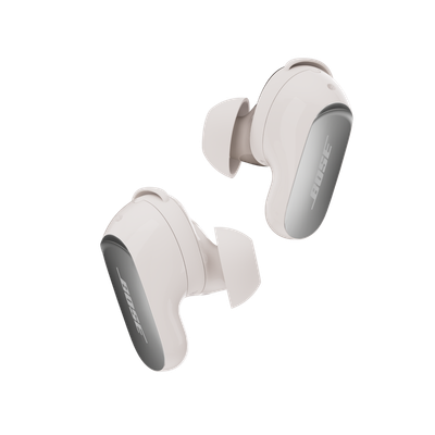 BOSE QuietComfort Ultra (2nd Gen) Wireless Bluetooth Noise-Cancelling Earbuds - White Smoke, Silver/Grey,White