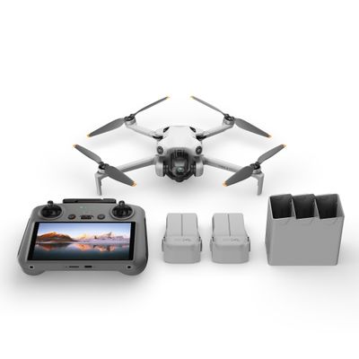 DJI Mini 4 Pro Fly More Combo (RC 2) 4 rotors Quadcopter 48 MP 3840 x 2160 pixels 2590 mAh Black White
