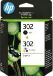 HP 302 2-pack Black/Tri-color Original Ink Cartridges