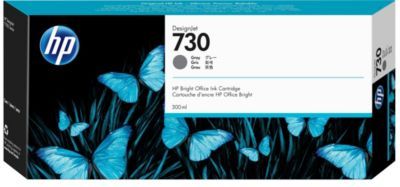 HP 730 300-ml Gray DesignJet Ink Cartridge - Thumbnail 1