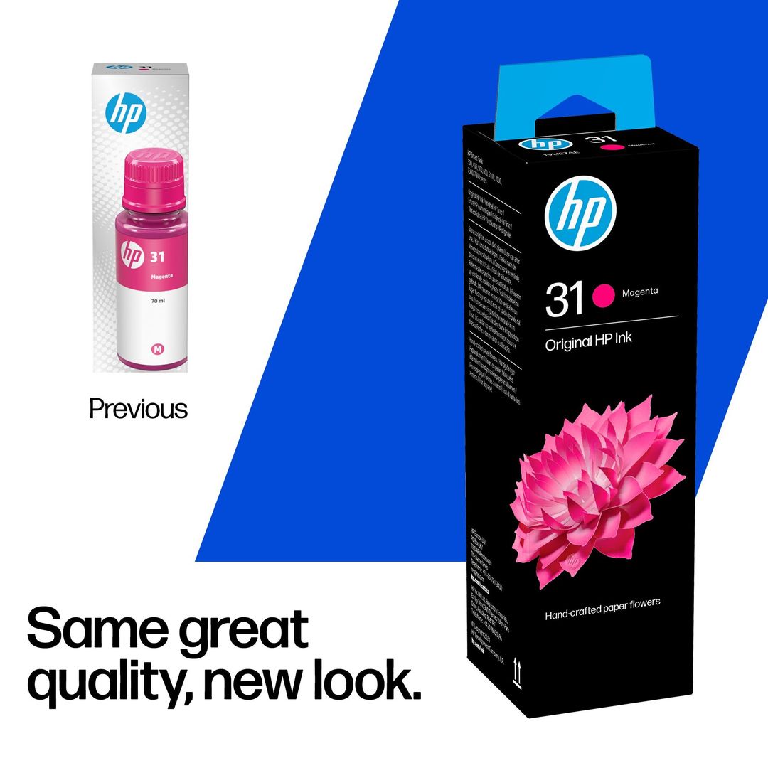 HP 31 70-ml Magenta Original Ink Bottle - Image 1