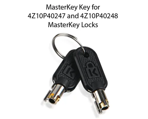 Lenovo 4Z10P40249 cable lock accessory Key Grey - Thumbnail 2