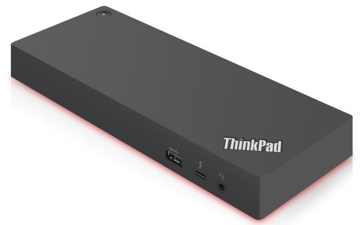 Lenovo 40AN0135UK laptop dock/port replicator Wired Thunderbolt 3 Black - Image 1