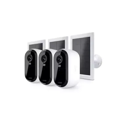 Arlo Essential 3 2K Security Camera 3-cam with Solar Panel