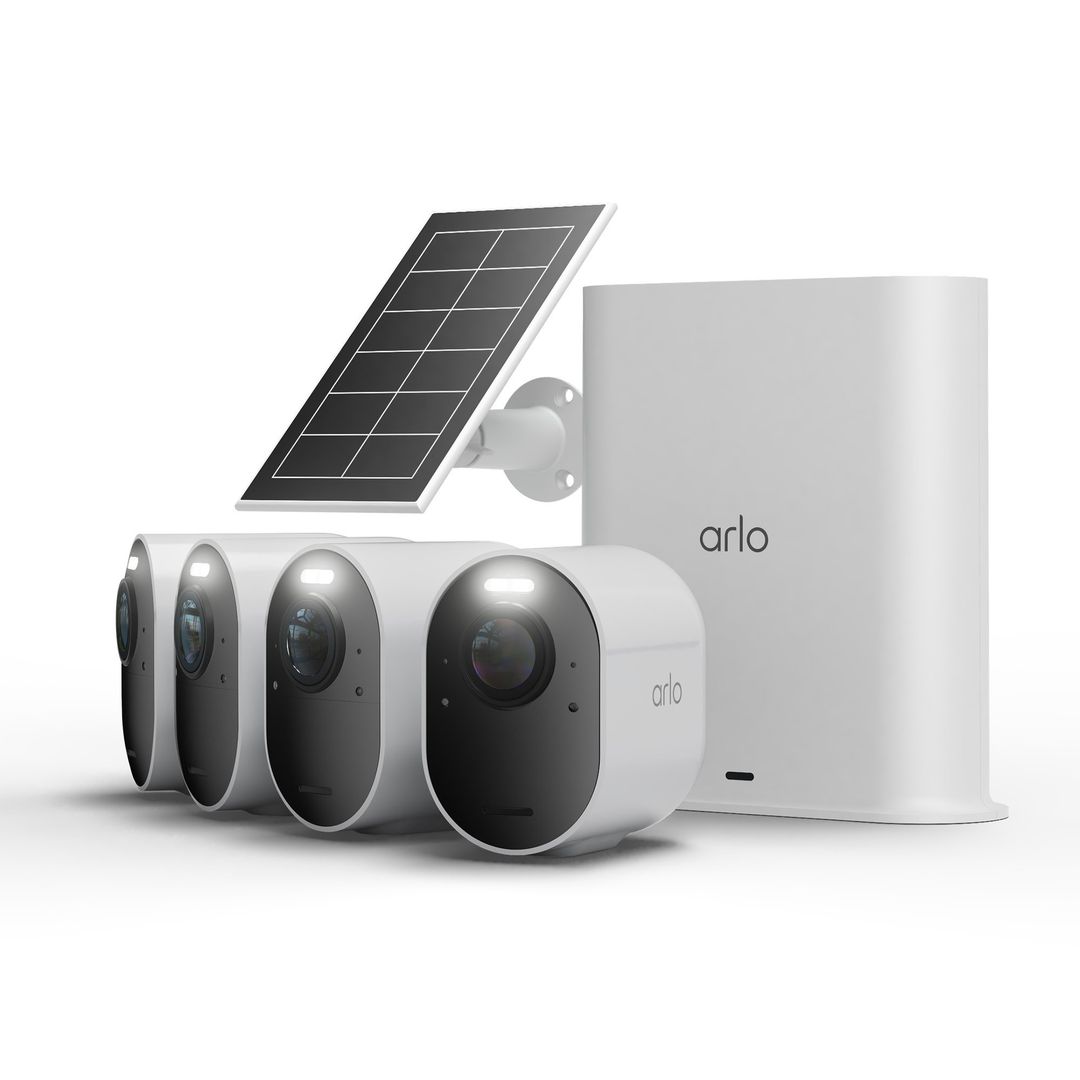 Arlo Ultra 3 4K Security Camera, 4-cam kit with Solar Panel - Image 1
