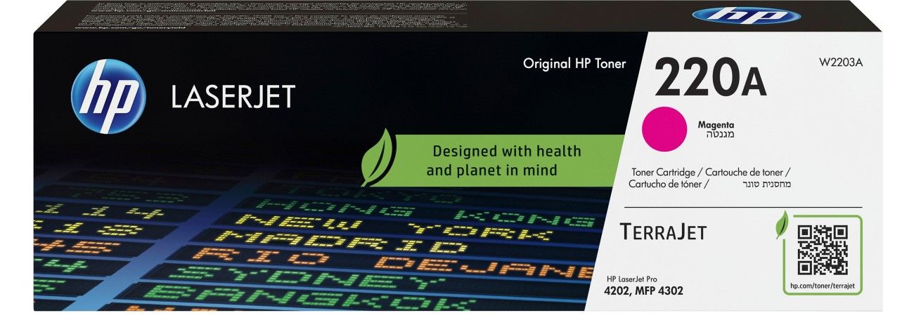HP 220A Magenta Original LaserJet Toner Cartridge - Image 1