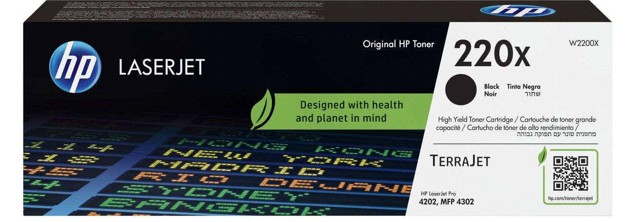 HP 220X Black Original LaserJet Toner Cartridge - Image 1