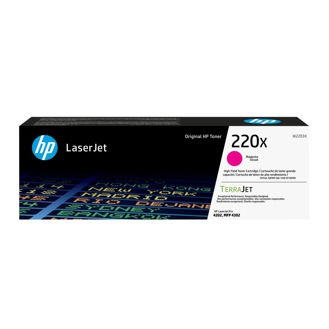 HP 220X Magenta Original LaserJet Toner Cartridge - Image 1