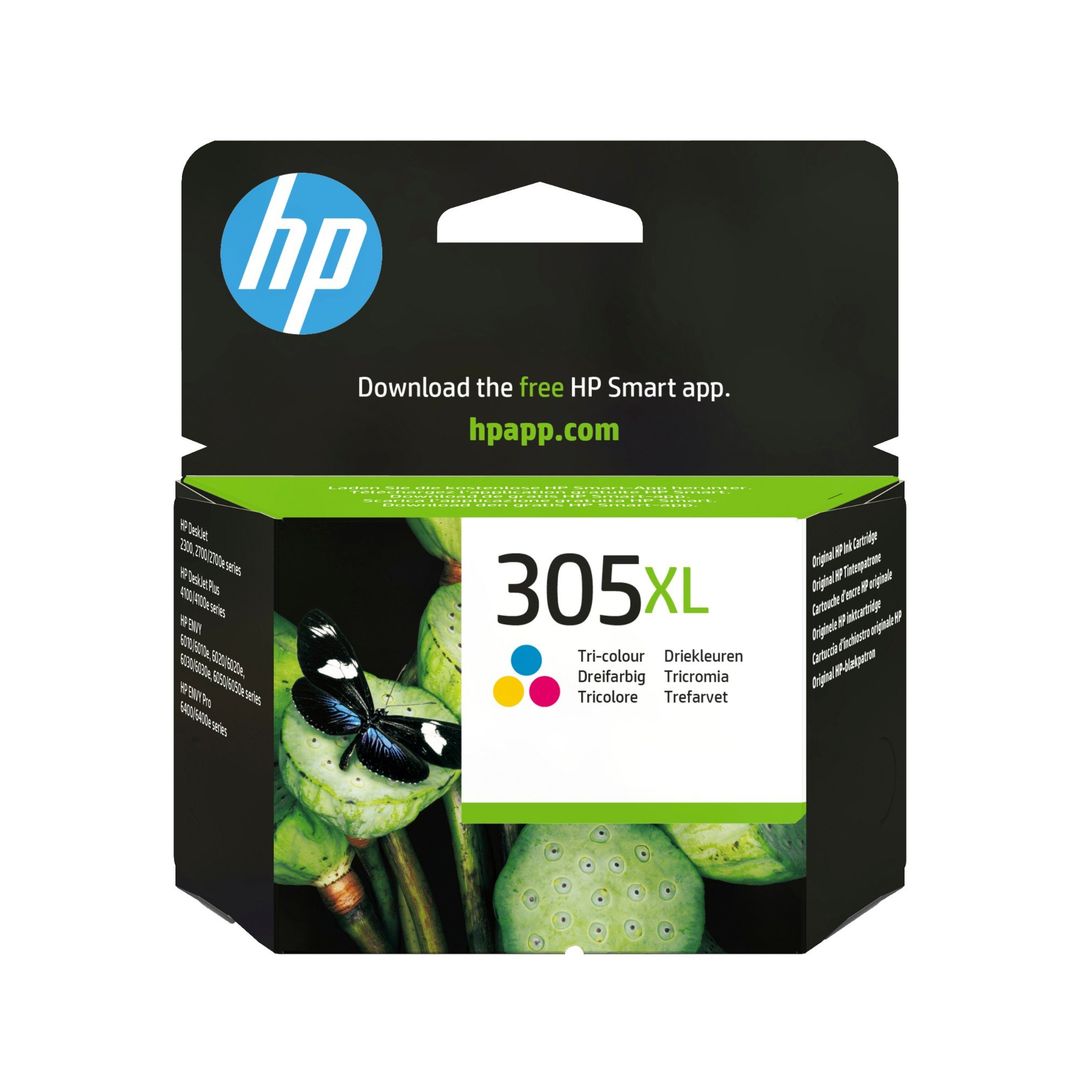 HP 305XL High Yield Tri-color Original Ink Cartridge - Image 1