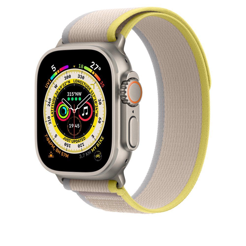 Apple MQEH3ZM/A Smart Wearable Accessories Band Beige, Yellow Nylon - Image 1