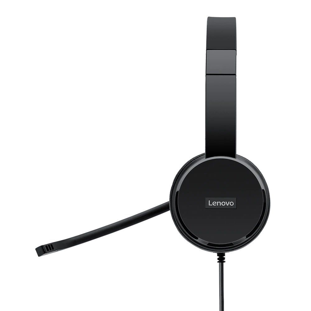 Lenovo 4XD0X88524 headphones/headset Wired Head-band Office/Call center Black - Image 1