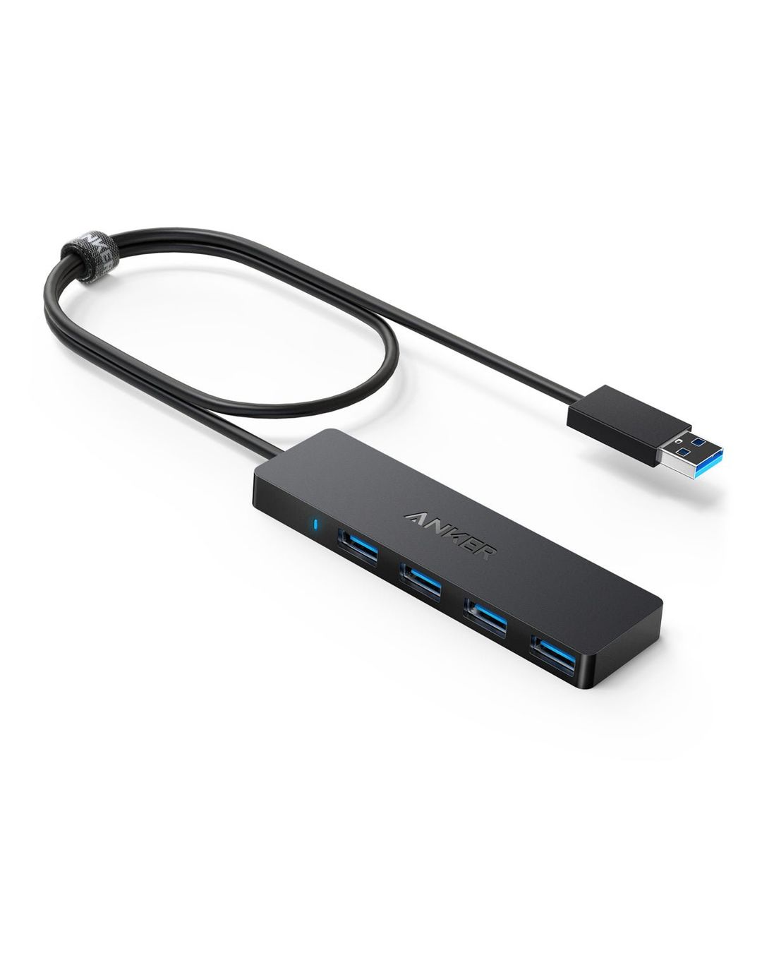 Anker Innovations A7516016 interface hub USB 3.2 Gen 1 (3.1 Gen 1) Type-A 5000 Mbit/s Black - Image 1