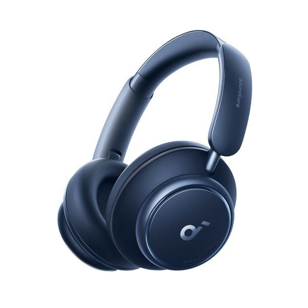 Anker Space Q45 Headphones Wired & Wireless Head-band Calls/Music USB Type-C Bluetooth Blue - Image 1