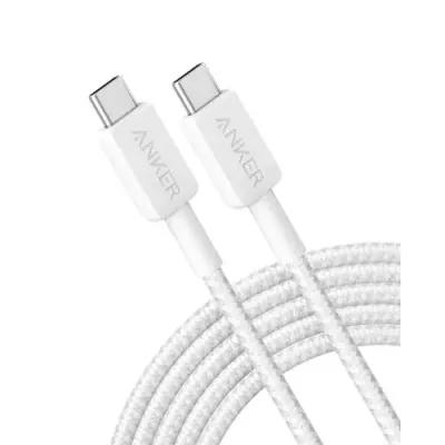 Anker Braided USB-C to USB-C Charging Cable 3 m Fast Charging 60W White