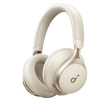 Soundcore Space One Headset Wired & Wireless Head-band Calls/Music Bluetooth Cream