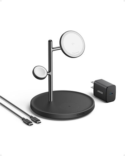 Anker B25M3212 mobile device charger Headphones, Mobile phone, Other, Smartwatch Black, White USB Indoor