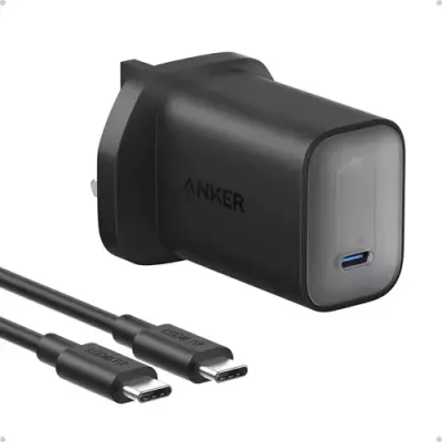 Anker Nano, USB-C GaN Charger, 100W Fast Charging, with USB-C Cable, Black - Thumbnail 2