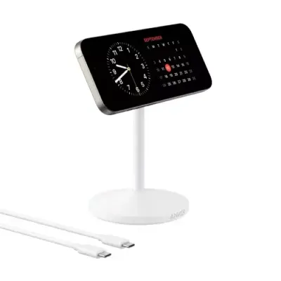 Anker MagGo Headphones, Headset, Smartphone, Smartwatch White USB Wireless charging Fast charging Indoor - Thumbnail 2