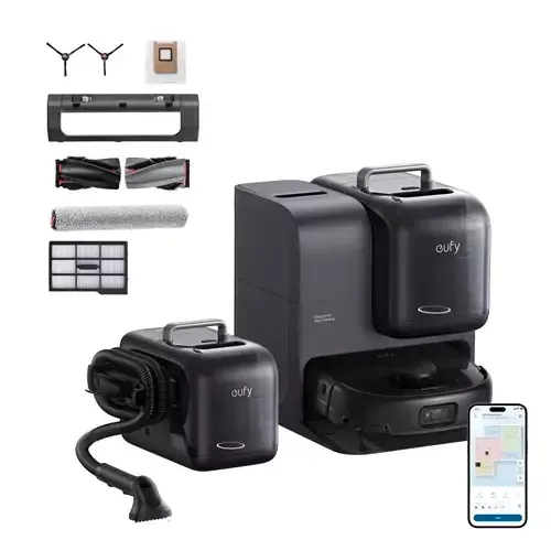 Eufy Omni E28 Robot Vacuum & Mop with All-in-One Station and Portable Deep Cleaner - Image 1