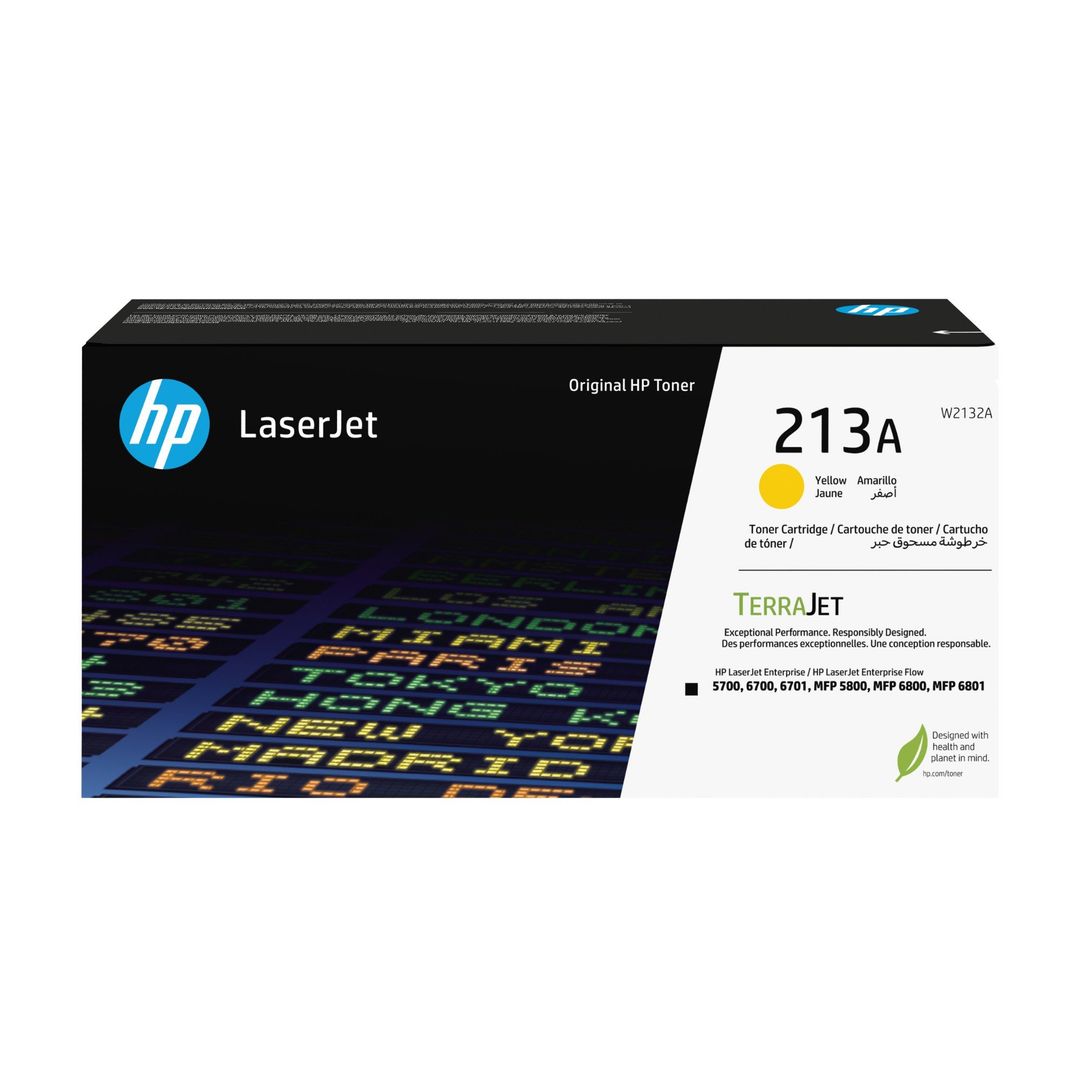 HP 213A Yellow Original LaserJet Toner Cartridge - Image 1