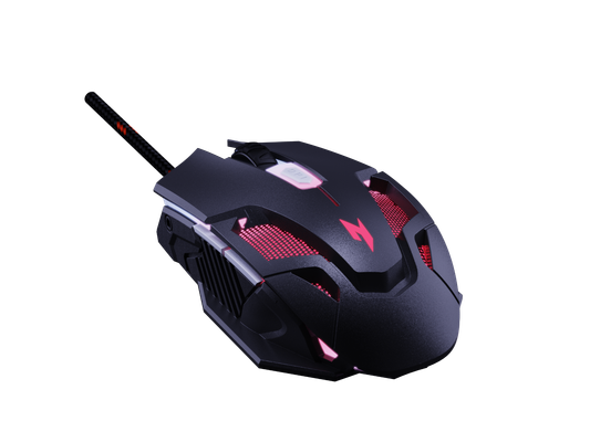 Acer Nitro Gaming Mouse II NMW200, USB, Up to 7200 DPI, Wired, 7 Buttons, Black - Thumbnail 2
