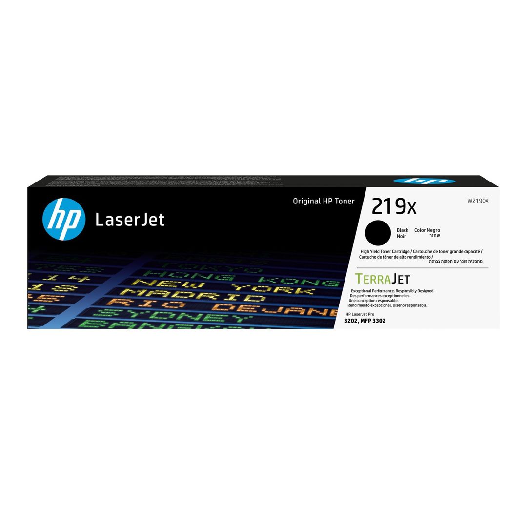 HP 219X High Yield Black Original LaserJet Toner Cartridge - Image 1