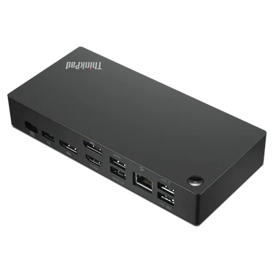 Lenovo 40AY0090UK laptop dock/port replicator Wired USB 3.2 Gen 1 (3.1 Gen 1) Type-C Black - Thumbnail 2