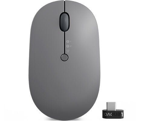 Lenovo Go Multi-Device mouse Office Ambidextrous RF Wireless + Bluetooth Optical 2400 DPI - Image 1