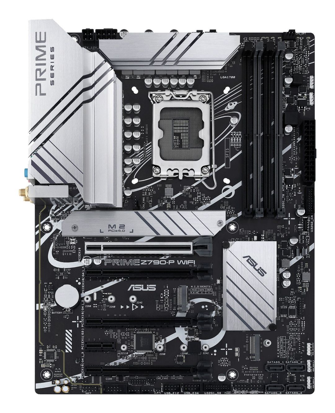 ASUS PRIME Z790-P WIFI Intel LGA 1700 Intel Celeron Intel Core i3 Intel Core i5 Intel Core i7 Intel Core i9... LGA 1700 DDR5-SDRAM 128 GB - Image 1