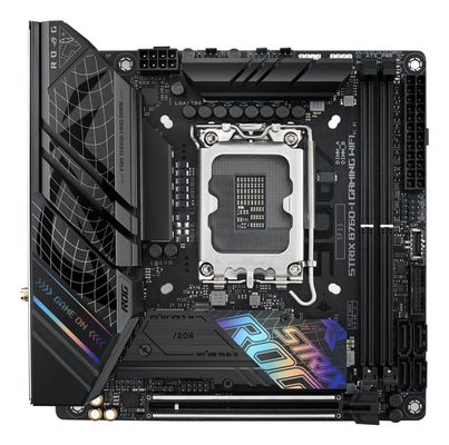 ASUS ROG STRIX B760-I GAMING WIFI Intel LGA 1700 Intel Celeron Intel Core i3 Intel Core i5 Intel Core i7 Intel Core i9... LGA 1700 DDR5-SDRAM 96 GB