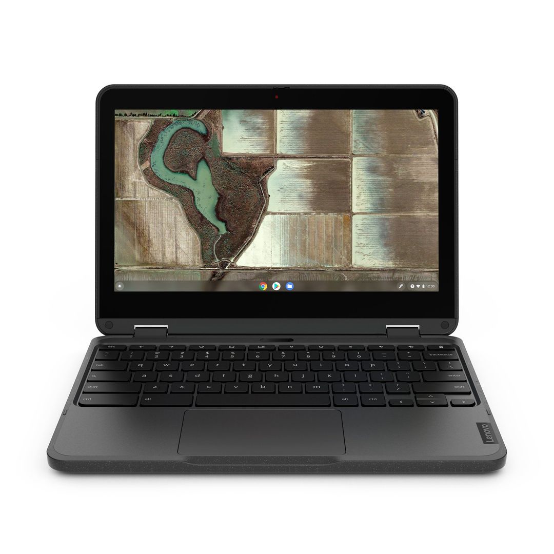 Lenovo 500e Chromebook Gen 3 (Intel) Intel® Celeron® N N5100 29.5 cm (11.6") Touchscreen HD 8 GB LPDDR4x-SDRAM 64 GB eMMC Wi-Fi 6 (802.11ax) ChromeOS UK English Grey - Image 1