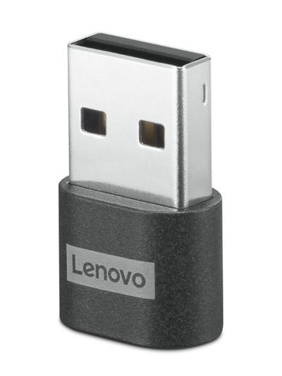 Lenovo 4X91C99226 cable gender changer USB-C USB-A Black - Thumbnail 2