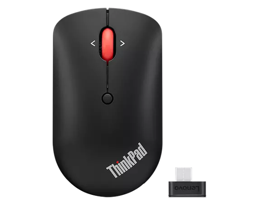 Lenovo ThinkPad USB-C Wireless Compact mouse Office Ambidextrous RF Wireless Optical 2400 DPI - Thumbnail 2