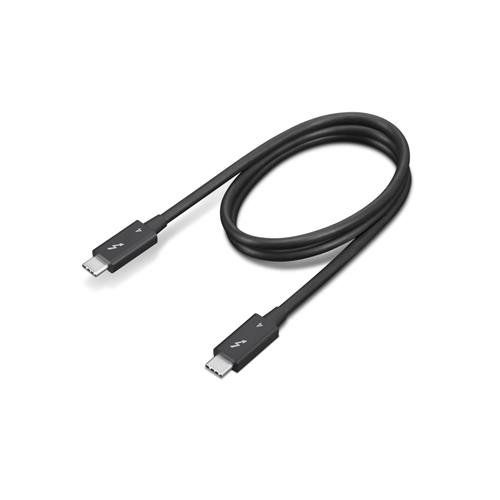 Lenovo 4X91K16968 Thunderbolt cable 0.7 m 40 Gbit/s Black - Image 1
