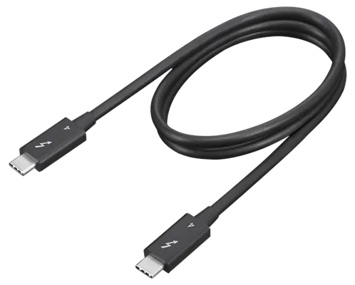 Lenovo 4X91K16968 Thunderbolt cable 0.7 m 40 Gbit/s Black - Thumbnail 4