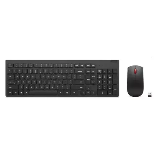 Lenovo 4X31N50746 keyboard Mouse included Universal RF Wireless QWERTY US English Black - Image 1