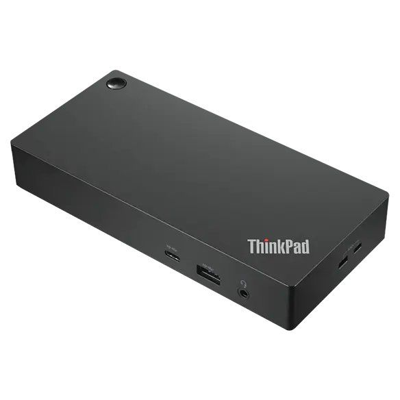 Lenovo 40AY0135UK laptop dock/port replicator Wired USB 3.2 Gen 1 (3.1 Gen 1) Type-C Black - Image 1