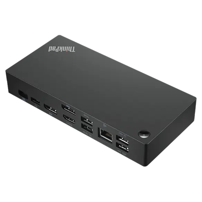 Lenovo 40AY0135UK laptop dock/port replicator Wired USB 3.2 Gen 1 (3.1 Gen 1) Type-C Black - Thumbnail 2
