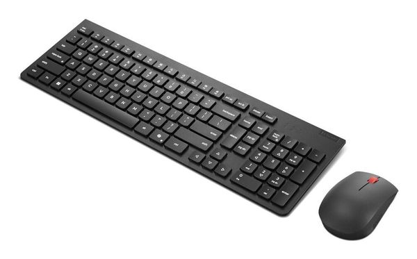 Lenovo 4X31R64467 keyboard Mouse included Universal RF Wireless German Black