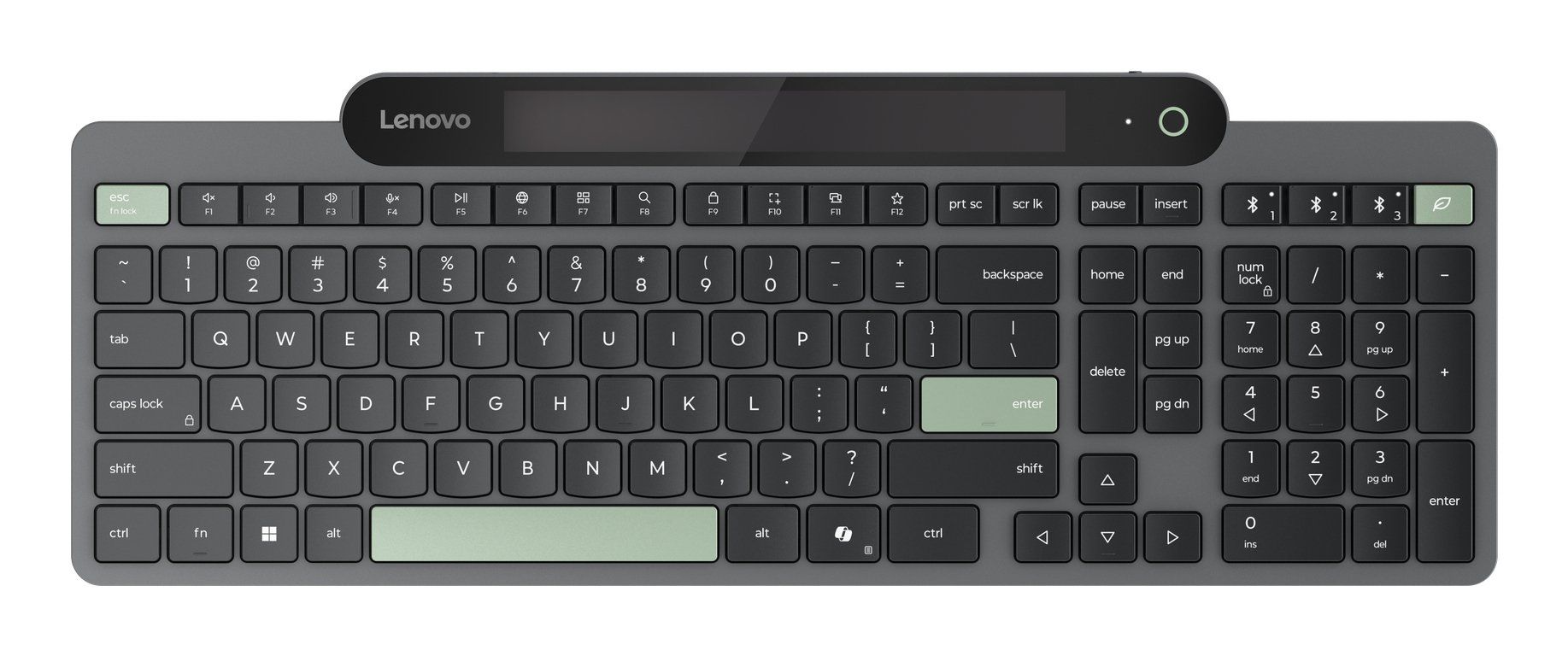 Lenovo 4Y41R69491 keyboard Home/Office Bluetooth UK English Black, Green - Image 1