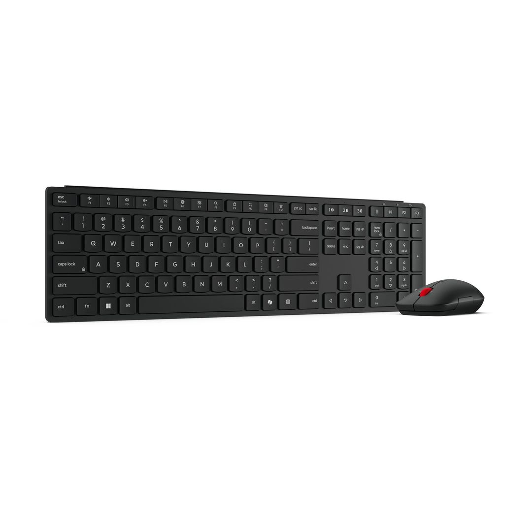 Lenovo 4X31S04847 keyboard Mouse included Home/Office RF Wireless + Bluetooth UK English Black - Image 1