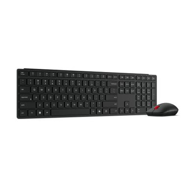 Lenovo 4X31S04830 keyboard Mouse included Home/Office RF Wireless + Bluetooth Italian Black